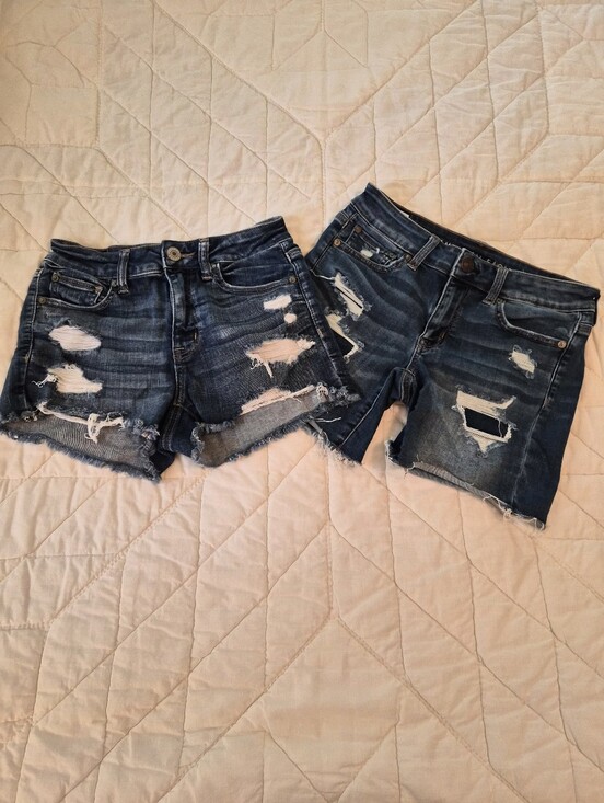 American Eagle Outfitters Pants - Bundle -American Eagle Distressed Shorts -2 for one price - Size 2